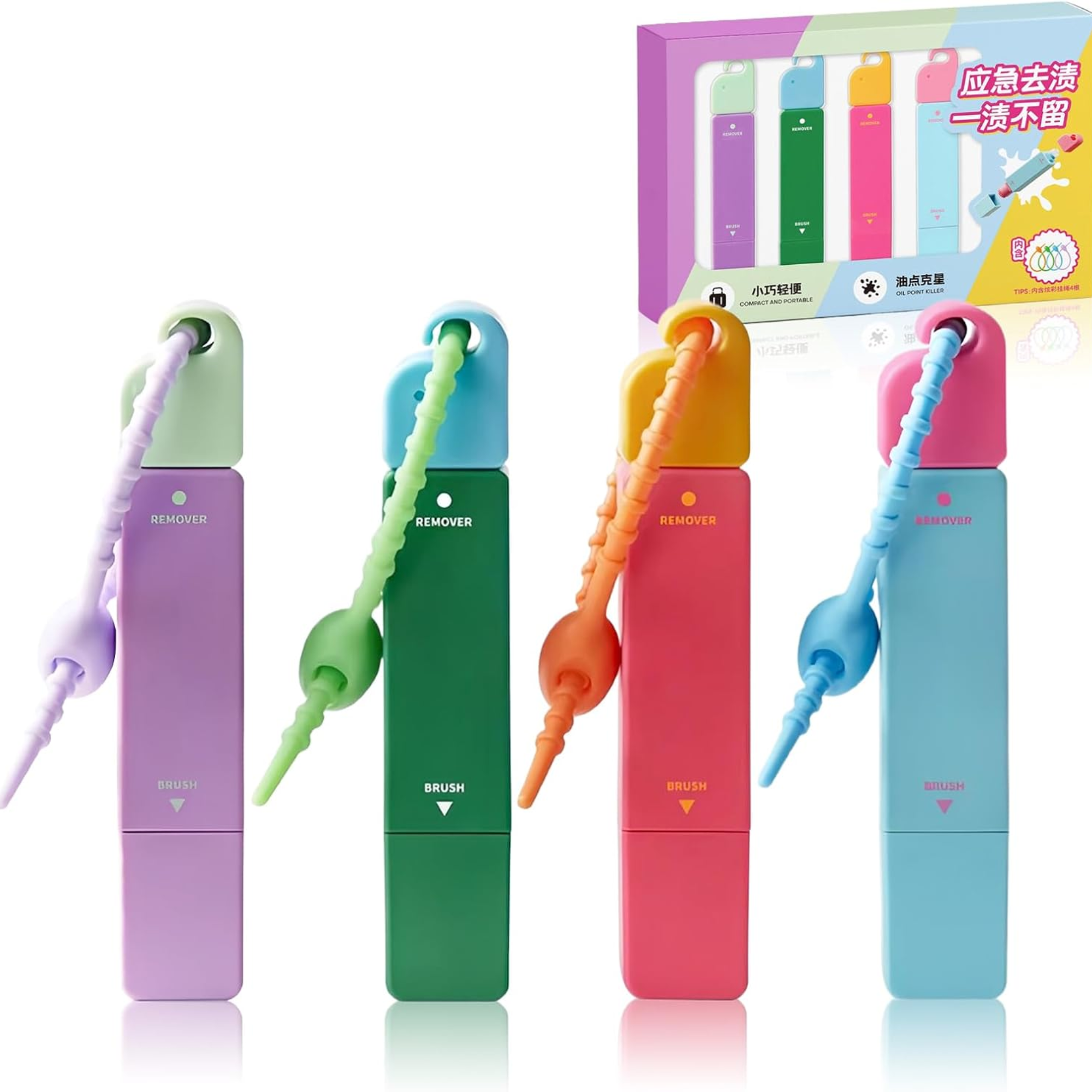Pluma desengrasante de ropa sin agua